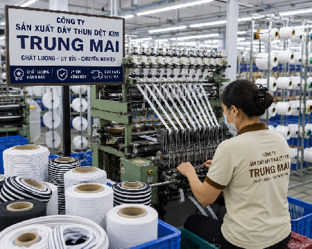 5 Tiêu Chí Đánh Giá Dây Thun Dệt Trước Khi Đưa Vào Sản Xuất