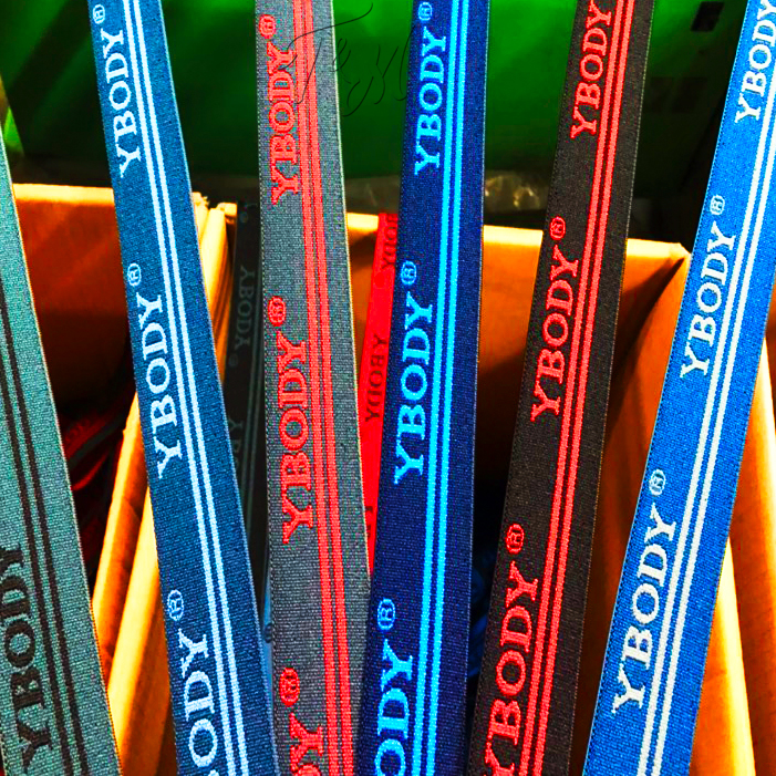 YBODY mẫu sản phẩm dây thun dệt chữ loại bản lớn giá rẻ